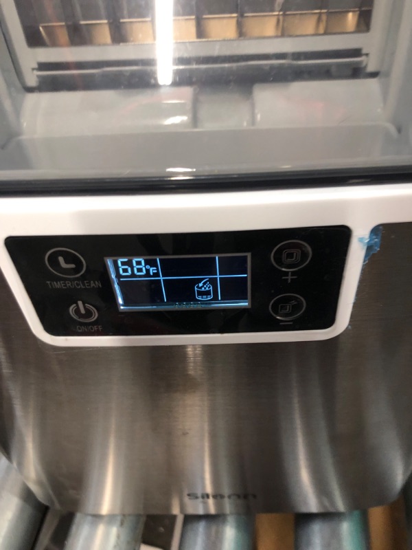 Photo 6 of ***POWERS ON - UNABLE TO TEST FURTHER***
Silonn Countertop Ice Maker, 45lbs Per Day,