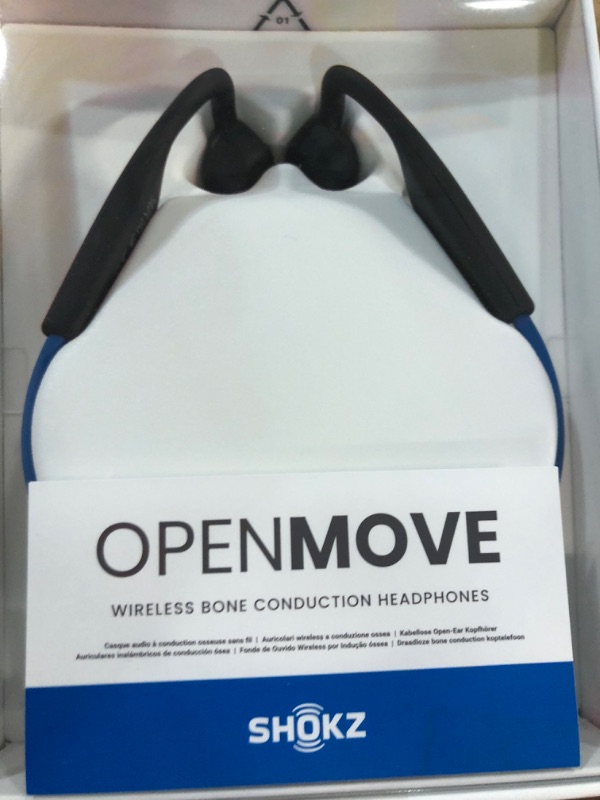 Photo 2 of SHOKZ (AfterShokz OpenMove - Open-Ear Bluetooth Sport Headphones - Bone Conduction