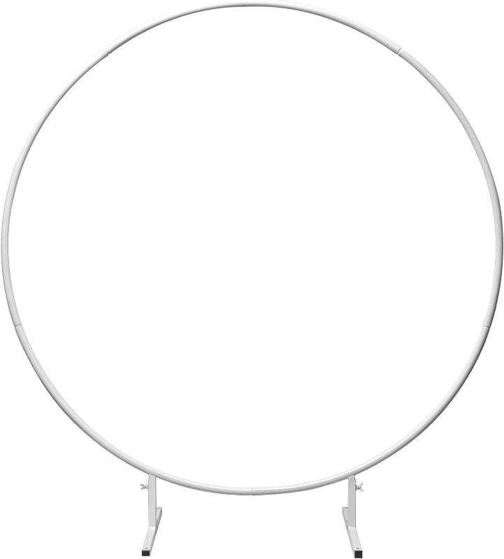 Photo 1 of **PARTS ONLY NO REFUND 
Elevens Round Backdrop Stand, Metal Round Balloon