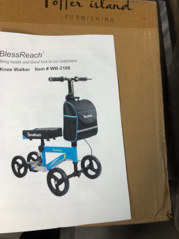 Photo 5 of BlessReach Economy Knee Scooter Steerable Knee Walker f