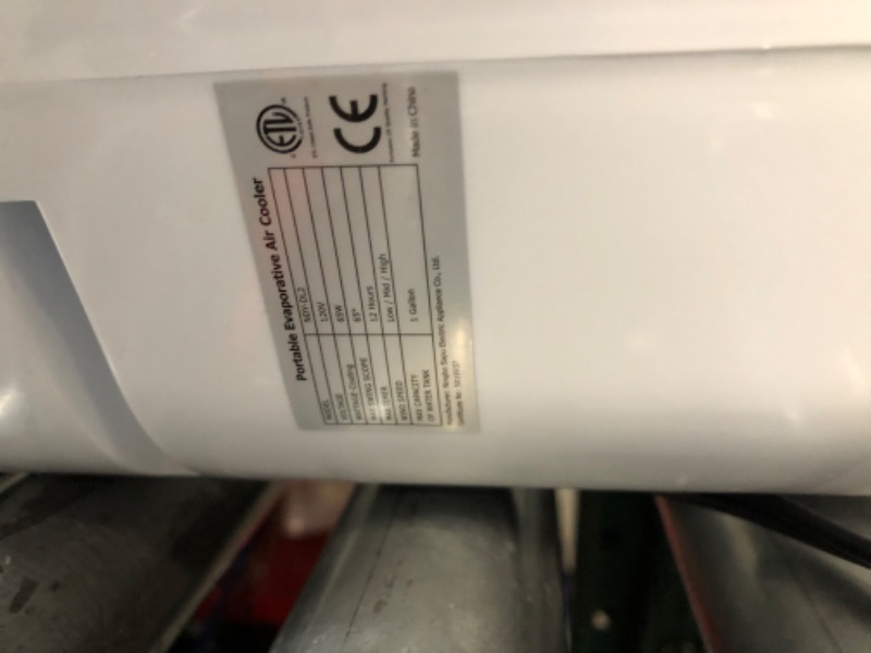 Photo 1 of **SEE NOTES** PORTABLE EVAPORATIVE AIR COOLER 3 SPEEDS
