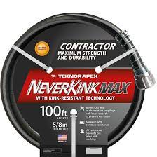 Photo 1 of **USED**
Neverkink Max Teknor Apex 5/8-in x 50-ft Contractor-Duty Kink Free Vinyl Black Coiled Hose
