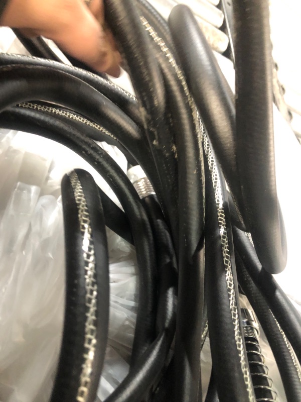 Photo 1 of **USED**
Neverkink Max Teknor Apex 5/8-in x 50-ft Contractor-Duty Kink Free Vinyl Black Coiled Hose
