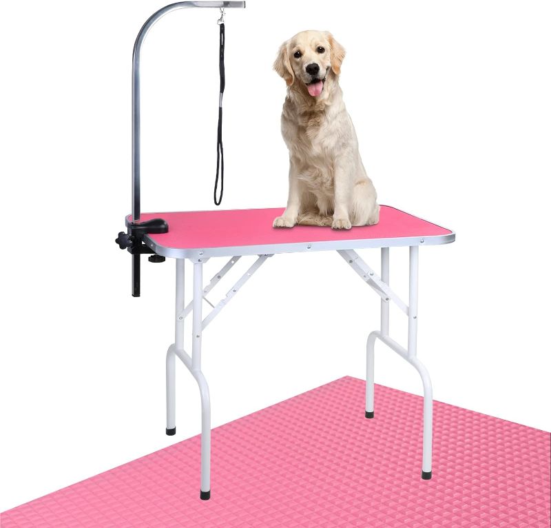 Photo 1 of **missing arm and noose***
LEIBOU Pet Dog Grooming Table 36" 