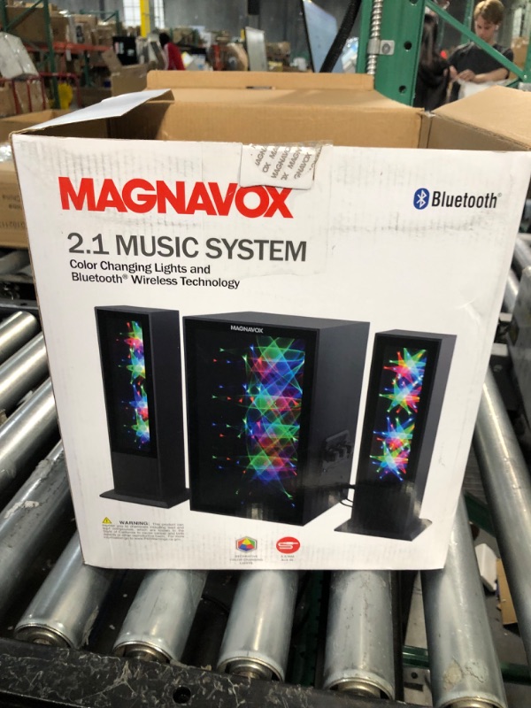 Photo 4 of Magnavox MHT990 2.1 Home Entertainment System with Bluetooth Wireless Technology and Color Changing