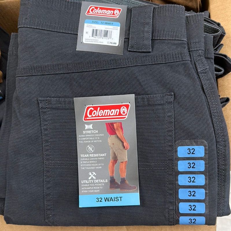 Photo 1 of Coleman Men's Relaxed Fit Tear Resistant Stretch Utility Shorts
