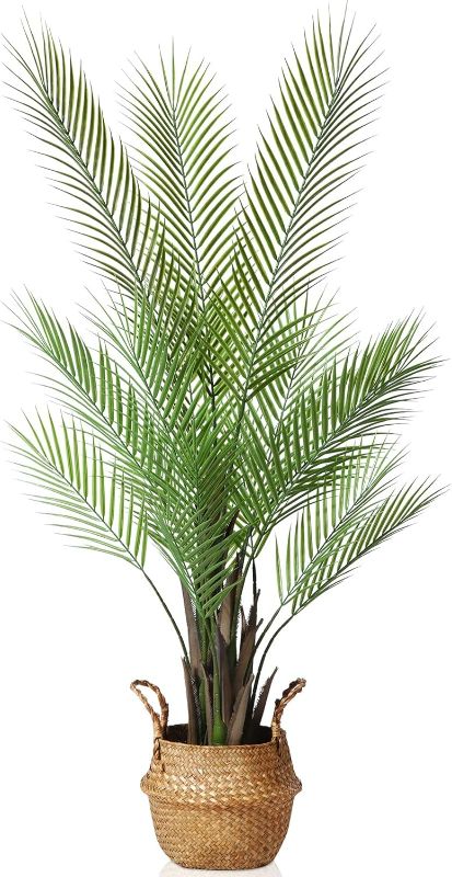 Photo 1 of **LOOKS NEW** Kazeila  Artificial Palm Tree, 30" Fake Potted Paradise Palm Plant 