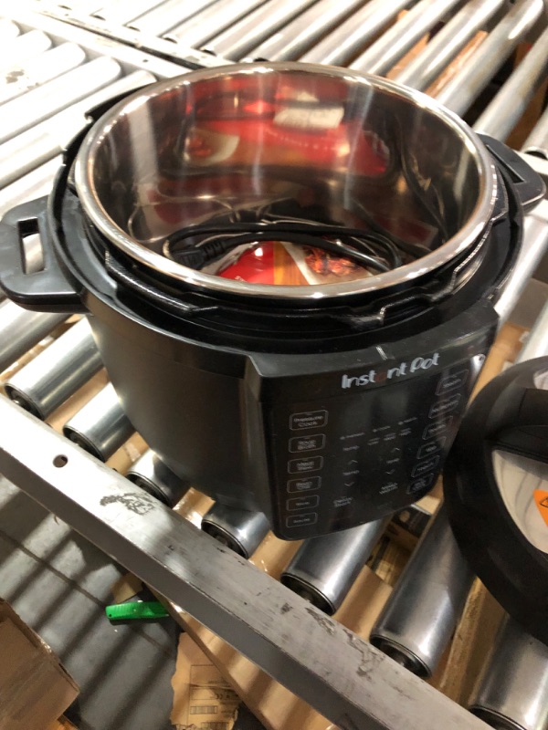 Photo 1 of Instant Pot Duo V6 7-in-1 Electric Multi-Cooker, Pressure Cooker, Slow Cooker, Rice Cooker, Steamer, Sauté, Yogurt Maker, & Warmer, Includes App With Over 800 Recipes, Chrome, 6 Quart 6QT Duo V6