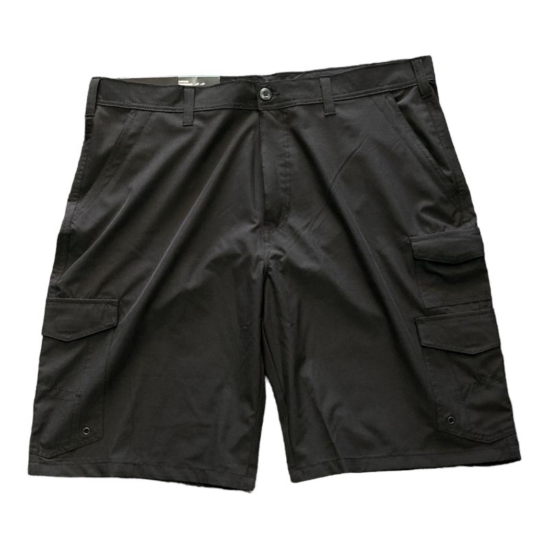 Photo 1 of IRON CO. 4-Way Stretch Hybrid Cargo 11 Inseam Short (Black Stone 38)