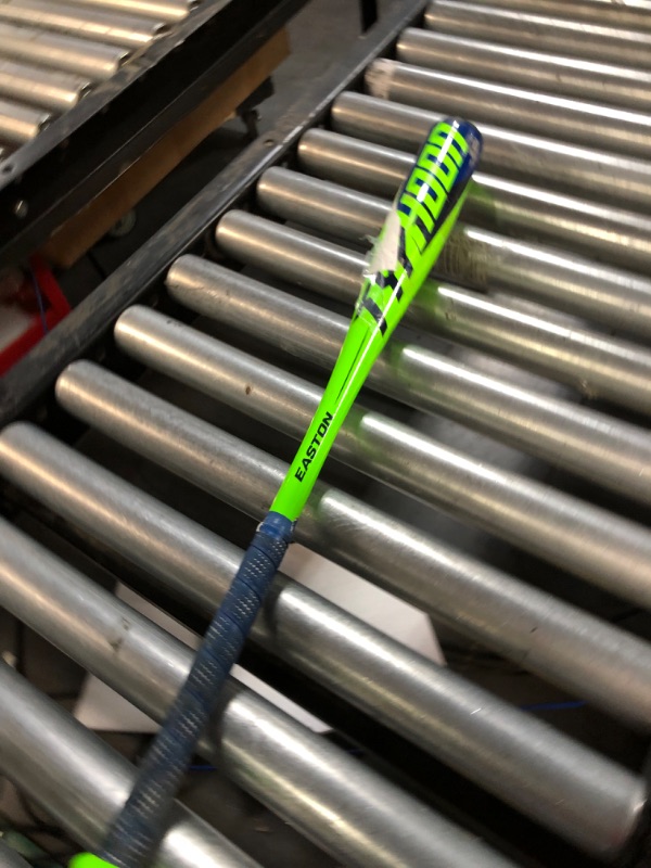 Photo 2 of Easton TYPHOON USA Baseball Bat | -12 | 1 Pc. Aluminum |  1/4 Barrel Green / Blue 26" / 14oz.