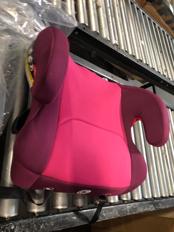 Photo 2 of Diono Solana 2 XL, Dual Latch Connectors, Lightweight Backless Belt-Positioning Booster Car Seat, 8 Years 1 Booster Seat, Black 2019 LATCH Connect Single PINK