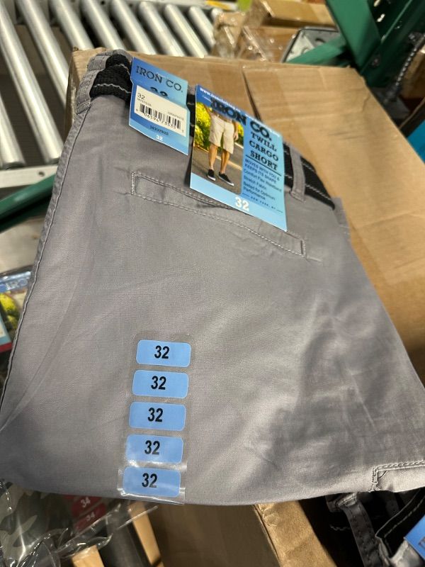 Photo 2 of Iron Clothing Twill Cargo Shorts Graphite 32