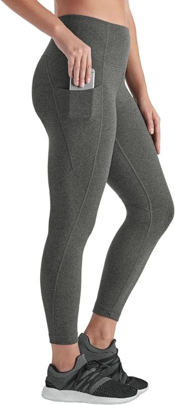 Photo 1 of Member's Mark Ladies Everyday Ankle Legging Heather Charcoal, SMALL (2PACK)