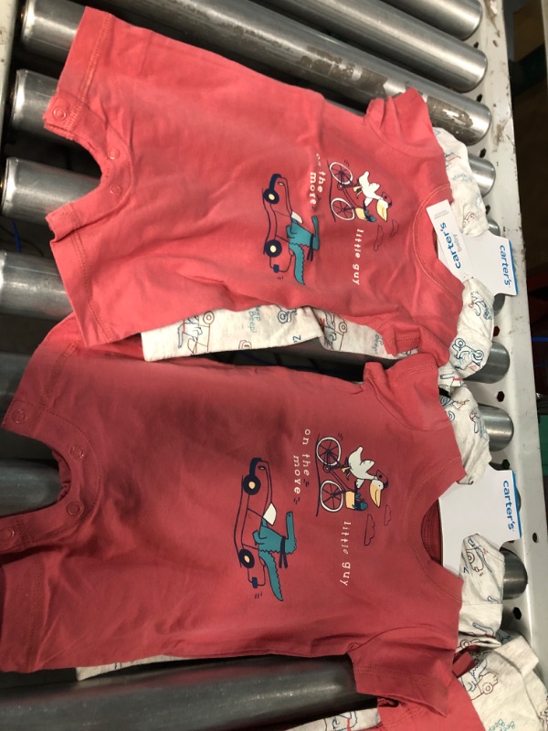 Photo 1 of Carter's Baby Boy's 2 Pack Cotton Romper Creeper Set (2PACK) 18M