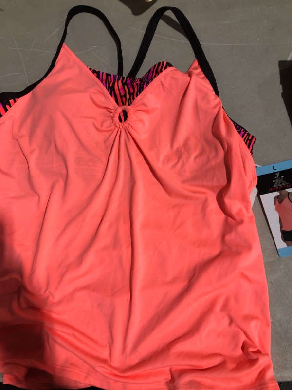 Photo 3 of * used * see notes * see all images * 
ZeroXposur Womens Tankini Bathing Suits Set with Solid Board Short 