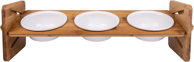 Photo 1 of **SEE NOTES**
HATELI Elevated Adjustable Raised Dog Cat Ceramic Bowls