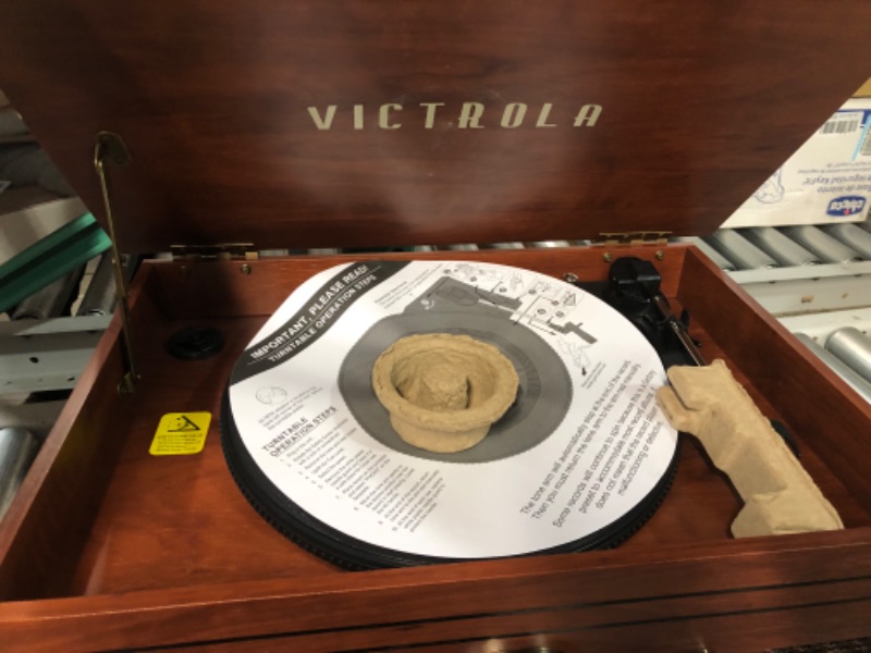 Photo 1 of Victrola Nostalgic 6-in-1 Bluetooth Record Player & Multimedia Center with Built-in Speakers 