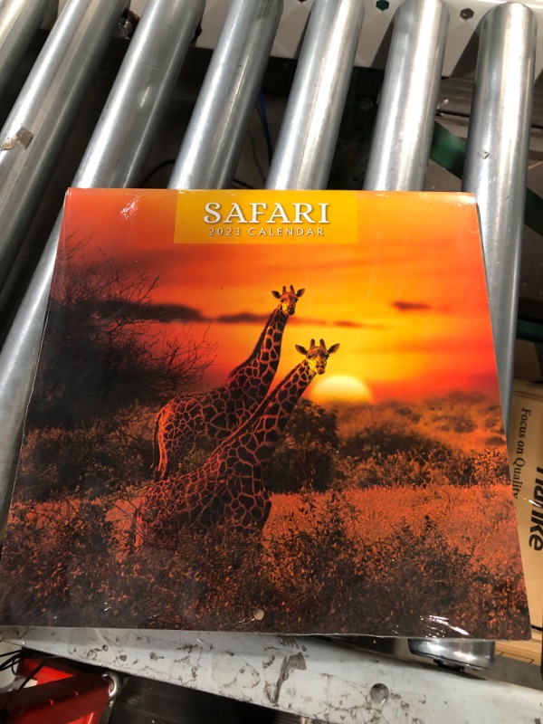 Photo 2 of 2023 Safari Monthly Wall Calendar by Red Robin Calendars 12" x 12" *6PACK*