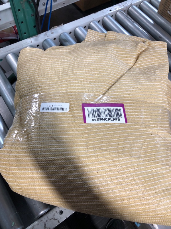 Photo 1 of (USED) ShadeMart 14' x 16' Beige Rectangle Sun Shade Sail Canopy SMTAP1416,