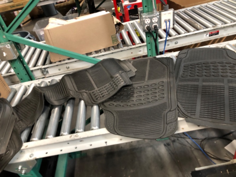 Photo 1 of (Used/ See Notes) BDK ProLiner Floor Mats for Cars Trucks SUV, Black 3-Piece Heavy Duty Car Mats
