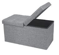 Photo 1 of (Used/See Notes) Otto & Ben Folding Toy Box Chest Bench Foot Rest, Light Grey 