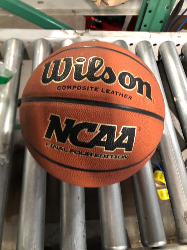 Photo 2 of (SEE NOTES) WILSON NCAA Indoor/Outdoor Basketballs - 29.5", 28.5", 27.5" Final Four Size 7 - 29.5" Brown