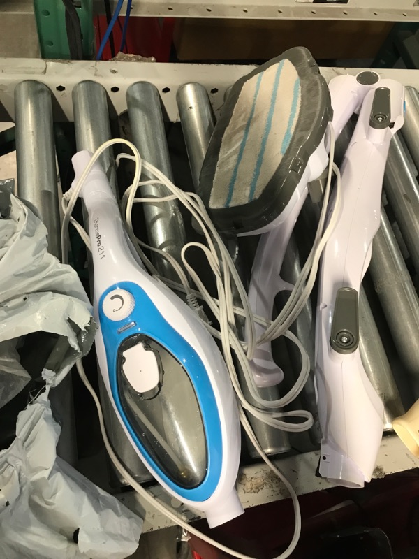 Photo 2 of (USED/See Notes) PurSteam Steam Mop Cleaner 10-in-1 with Convenient Detachable Handheld Unit