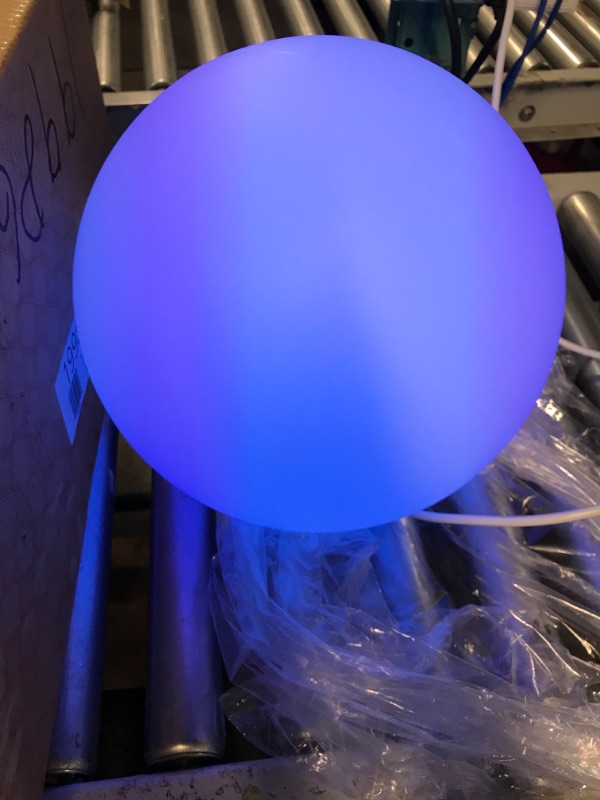 Photo 2 of (USED)   Modern Home Deluxe LED Glowing Sphere W/Infrared Remote Control - Direct Wired