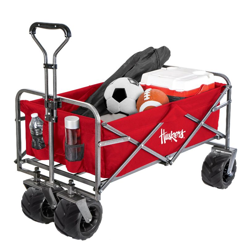 Photo 1 of (USED/See Notes) Collegiate Heavy-Duty Utility Collapsible Sports Wagon - Oklahoma Sooners
