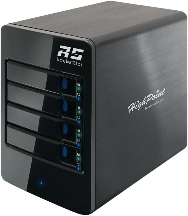 Photo 1 of * 4 bay *
Highpoint RocketStor 6628A 4-Bay 2nd Gen. Thunderbolt 3 Hardware RAID Enclosure,Black And High Point Highpoint RocketRAID 4522SGL
