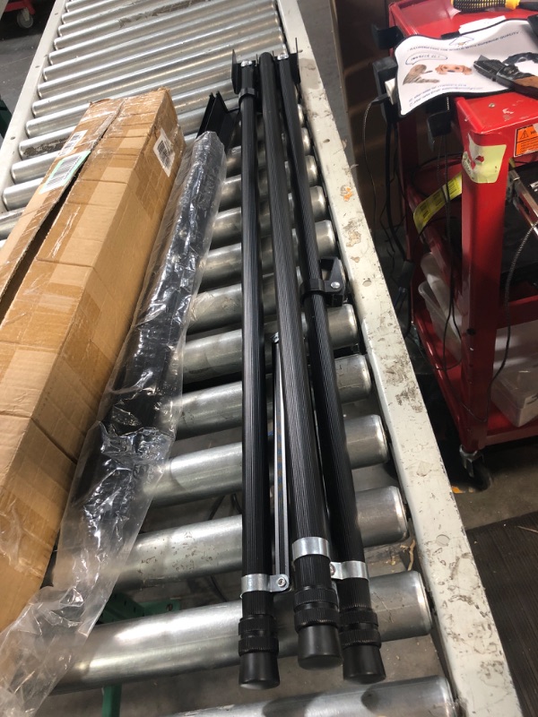 Photo 1 of Falling in Art Extra Large 70" High Flip Chart Tripod Display Easel, Black Heavy Duty Aluminum Presentation Stand, Showroom Display Stand for Signs, Paintings, and Posters Easel with Tray