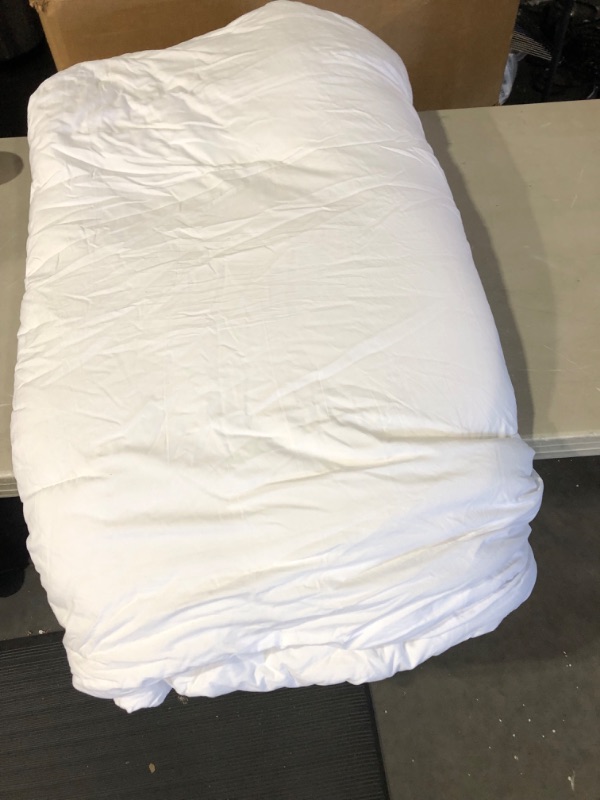 Photo 4 of **STOCK IMAGE REFERENCE ONLY/SEE PHOTOS** **USED** White Comforter King 