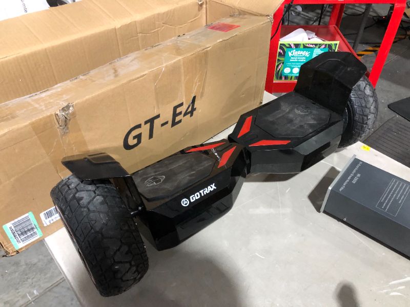 Photo 2 of ***NO POWER CORD - NOT FUNCTIONAL - FOR PARTS - USED AND DIRTY***
GOTRAX E4 All Terrain Hoverboard, 8.5" Offroad Tires