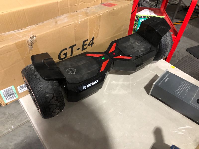 Photo 6 of ***NO POWER CORD - NOT FUNCTIONAL - FOR PARTS - USED AND DIRTY***
GOTRAX E4 All Terrain Hoverboard, 8.5" Offroad Tires