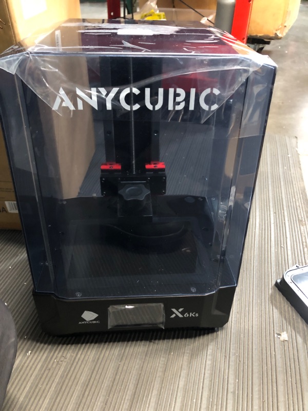 Photo 2 of ANYCUBIC 6K Resin 3D Printer, Photon Mono X 6Ks with 9.1in 6K HD LCD Mono Screen, Upgraded Lighturbo Source, Stable Dual Linear Rail, Large Printing Size of 195 x 122 x 200 mm(LWH)