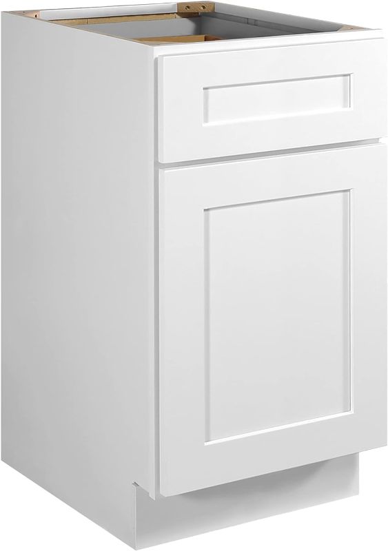 Photo 1 of *COLOR IS GREY-MINOR DAMAGE*
Design House Brookings Unassembled Shaker Base Kitchen Cabinet 34.5"D x 18"W x 24"H