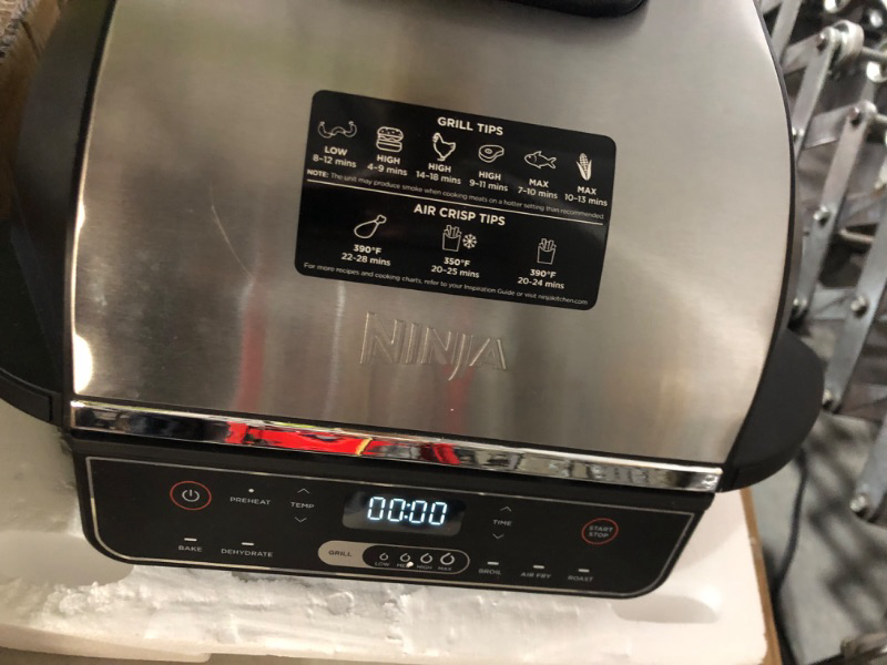 Photo 1 of **SEE NOTES**
Ninja EG201 Foodi 6-in-1 Indoor Grill 