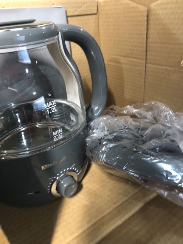 View 3 of Elite Gourmet EKT1220DG 1.2L Electric BPA-Free Glass Kettle,
