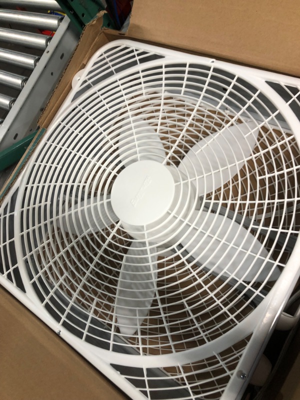 Photo 3 of Air King 9723 20-Inch 3-Speed Box Fan , White