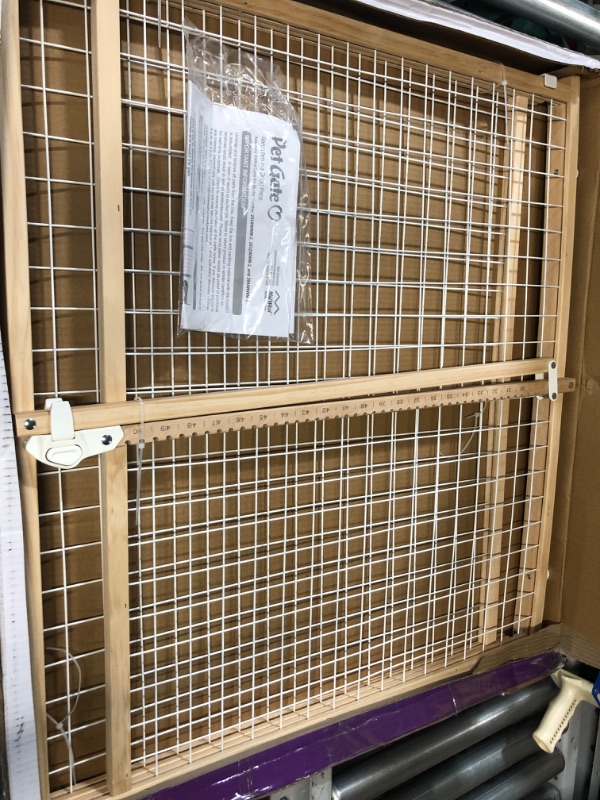 Photo 2 of **LIKE NEW** MidWest Wire Mesh Pet Safety Gate Medium