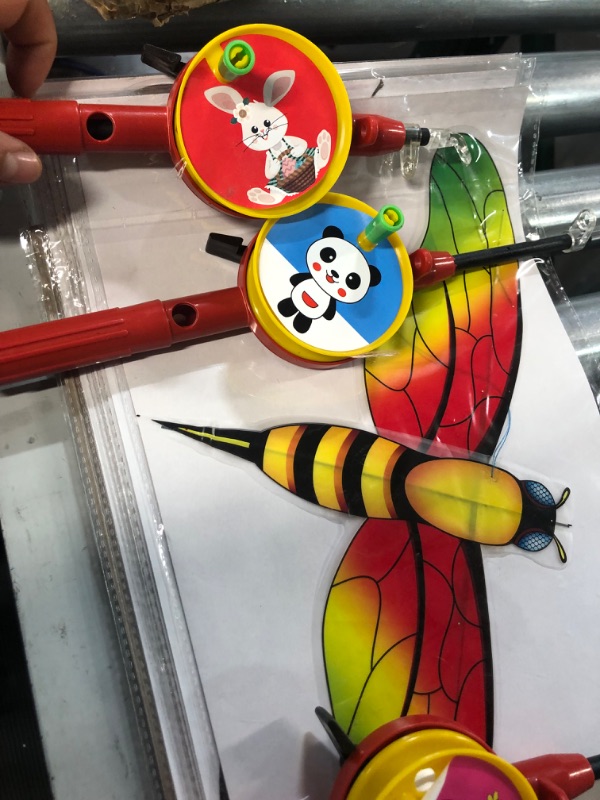 Photo 1 of PROLOSO Mini Bird Kite with Fishing Rod Vivid Butterfly Bee Easy to Fly Swallow Kites 9 Sets - **OPENED FOR INSPECTION**