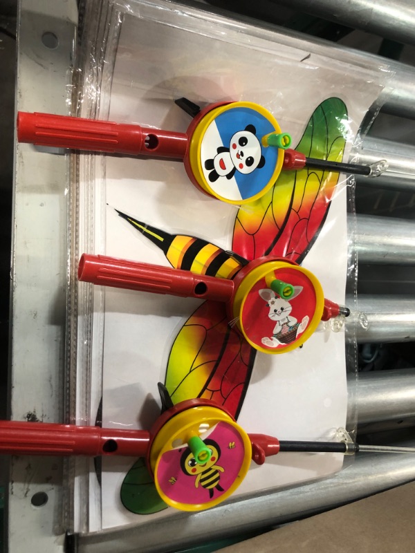 Photo 1 of PROLOSO Mini Bird Kite with Fishing Rod Vivid Butterfly Bee Easy to Fly Swallow Kites 9 Sets - **OPENED FOR INSPECTION**