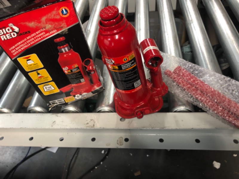 Photo 2 of **USED** BIG RED T90403B Torin Hydraulic Welded Bottle Jack, 4 Ton (8,000 lb) Capacity