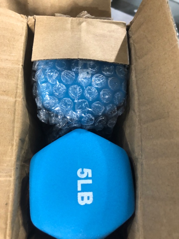 Photo 1 of **MINOR DAMAGE - RACKS ARE CRACKED** Signature Fitness Set of 2 Neoprene Dumbbell Hand Weights, Anti-Slip, Anti-roll, Hex Shape Colorful Set: 32-Pounds