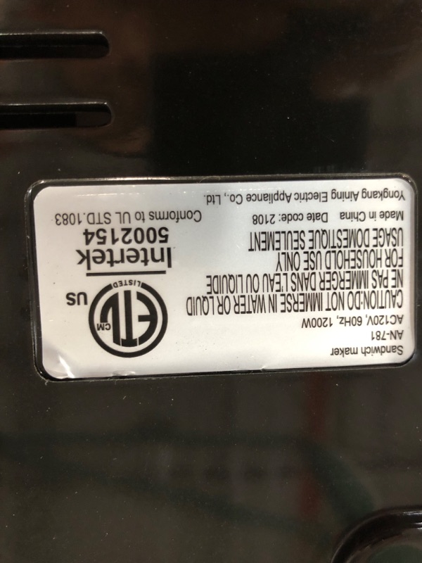 Photo 7 of **LIKE NEW, OPEN BOX, TESTED-POWERED ON** Upgraded Waffle Maker Electric Waffle Irons 3-IN-1 Panini Press Sandwich Maker w/ Nonstick Detachable Plates, Glass Display Panel, 5-Gears Temperature 