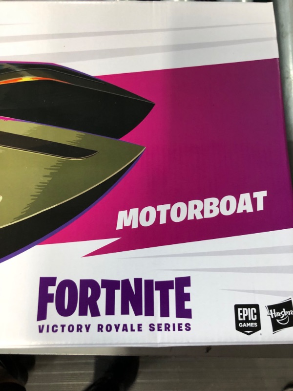 Photo 3 of **NEW, OPEN BOX** Hasbro Fortnite Victory Royale Series Motorboat Deluxe Collectible Vehicle with Accessories, 19.6-inch