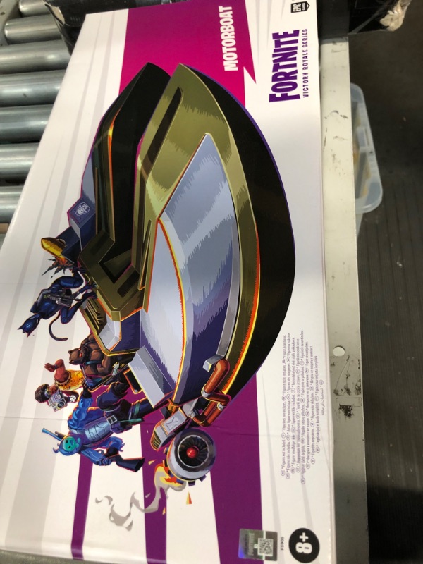 Photo 4 of **NEW, OPEN BOX** Hasbro Fortnite Victory Royale Series Motorboat Deluxe Collectible Vehicle with Accessories, 19.6-inch