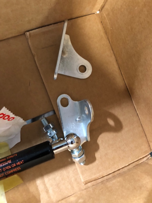 Photo 3 of **LIKE NEW, PREVIOUSLY OPENED**  PAMAGOO 20 inch Gas Shock 100 lbs 445 N Per Prop, Gas Strut Spring with L-Type Mounts for Heavy Duty Lid Door RV Bed (Only Fit 85-115 lbs Weights), 2 Pack 100 lbs 20 in