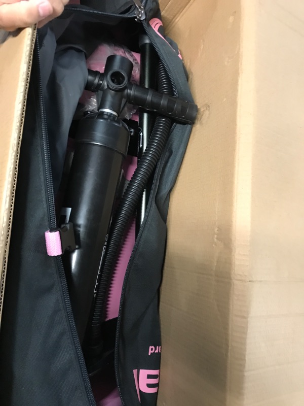 Photo 3 of (PINK NOT AS STOCK PHOTO) Body Glove Performer 11 ISUP Package - Paddle Board, Paddle, Storage Backpack, Electric and Hand Pumps, Coil Leash Included