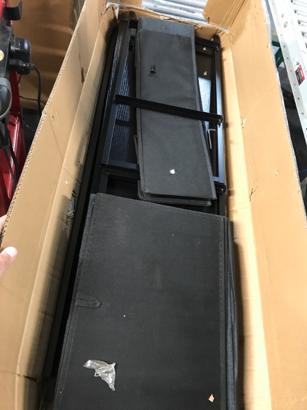 Photo 1 of (USED)Nicehill Dresser for Bedroom with 5 Drawers, Storage Drawer Organizer, Wide Chest of Drawers for Closet, Clothes, Kids, Baby, TV Stand with Storage Drawers, Wood Board, Fabric Drawers(Black Grey) A-black Grey